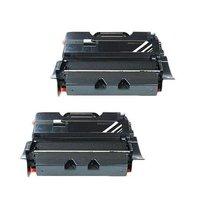 twin pack lexmark 64416xe black remanufactured extra high capacity ton ...