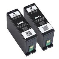 twin pack dell 593 11811 h8gcy black original high capacity ink cartri ...