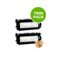 twinpacklexmark 1382925 remanufactured black toner cartridge