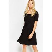 Twist Front Formal Skater Dress