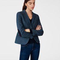 Twill Wool Blazer - Ink Blue