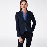 Twill Wool Blazer - Marine