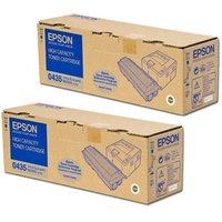 TWINPACK: Epson S050435 Black Original High Capacity Laser Toner Cartridge