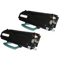 TWINPACK: Lexmark X340A21G Black Remanufactured Toner Cartridges