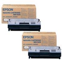 TWINPACK: Epson S051035 Original Imaging Laser Toner Cartridge