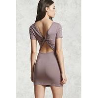 Twisted Cutout-Back Dress