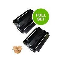 twinpack lexmark 12a7315 black remanufactured high capacity toner cart ...