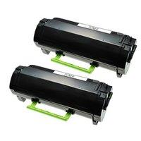 twin pack ricoh 60f0ha0 remanufactured black toner cartridge