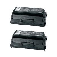 TWINPACK:Lexmark 08A0478 Remanufactured Black Toner Cartridge