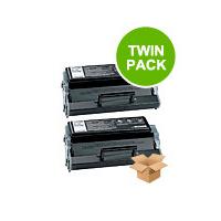 TWINPACK:Lexmark 12A7415 Remanufactured Black Toner Cartridge