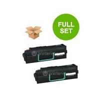 TwinPack: Lexmark X340H21G Black Remanufactured Toner Cartridge