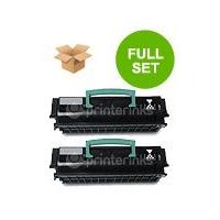 twinpack lexmark e450a21e black remanufactured toner cartridge