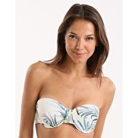 twilight floral zilay bikini top natural