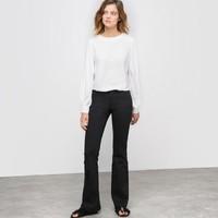 Twill Flared Trousers