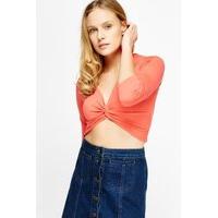 Twist Front Crop Top