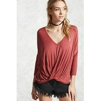 Twist-Front Ribbed Top