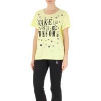 twin set js62xd t shirt womens t shirt in yellow