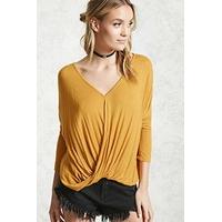 Twist-Front Ribbed Top