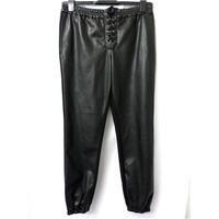 twisted sister size s black jeggings stretch trousers