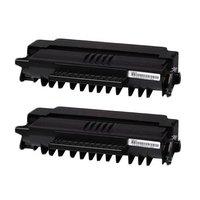 twin pack oki 09004391 black remanufactured high capacity toner cartri ...