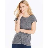 Twist Hem Jersey Top