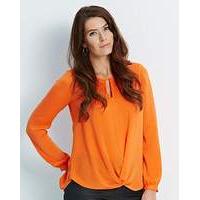 Twist Front Blouse