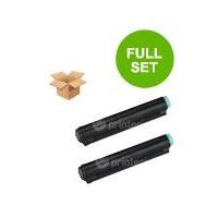 TwinPack: Oki 42103001 Black Remanufactured Toner Cartridge