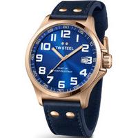 TW Steel Watch Pilot Rose Gold PVD 45mm