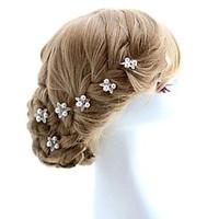 two pieces alloy weddingspecial occasion hairpins with imitation pearl ...