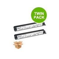 twinpack panasonic kx fa83x remanufactured black toner cartridge