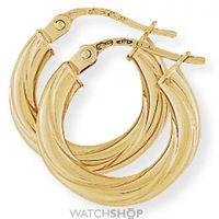 Twisted Hoop Earrings