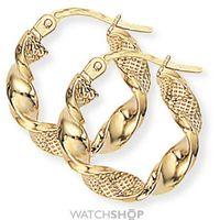 Twisted Hoop Earrings