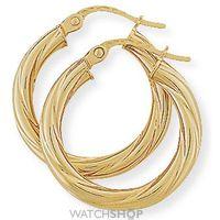 Twisted Hoop Earrings