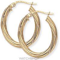 Twisted Hoop Earrings