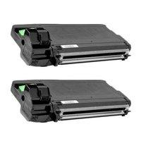 twin pack ricoh 407340 remanufactured black toner cartridge