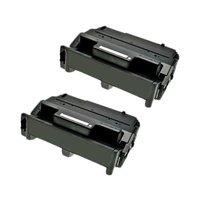 twin pack ricoh 406685 black remanufactured toner cartridge