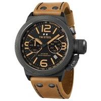 TW Steel Mens Canteen Brown Strap Watch TWCS43