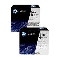 twinpack hp laserjet cc364x original black toner cartridge with smart  ...