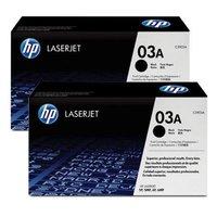 TWIN PACK: HP Laserjet No.03A Black Original Standard Capacity Toner Cartridges (Full Code: C3903A)