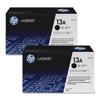 twin pack hp laserjet no13a black original toner cartridges full code  ...