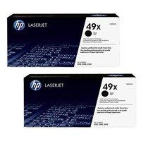 TWIN PACK: HP Laserjet No.49X Large Black Original Toner Cartridges (Full Code: Q5949X)