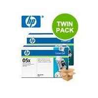 TWINPACK: HP LaserJet CE505X Original Black Print Cartridges with Smart Printing Technology