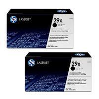 TWIN PACK: HP Laserjet No.29X Black OriginalToner Cartridges (Full Code: C4129X)