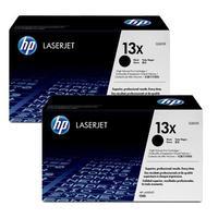 TWIN PACK: HP Laserjet No.13X Large Black Original Toner Cartridges (Full Code: Q2613X)