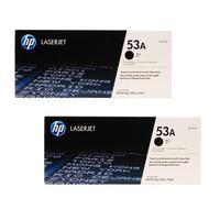 TWINPACK: HP Laserjet Q7553A Black Standard Capacity Original Toner Cartridges