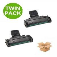 twinpack samsung scx d4725a black remanufactured laser toner cartridge