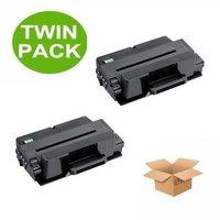 twinpack samsung mlt d205eels black remanufactured extra high yield to ...