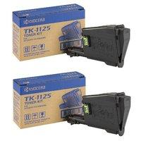 twinpack kyocera tk 1125 black original toner cartridge