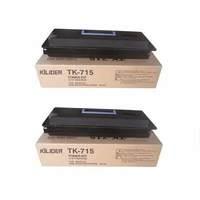 TWIN PACK : Kyocera TK-715 (Original) Black Toner Kit