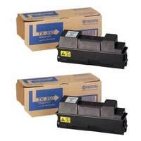 Twin Packs : Kyocera TK-350 (Original) Black Laser Toner Cartridge
